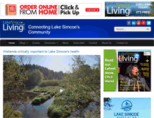 Tablet Screenshot of lakesimcoeliving.com